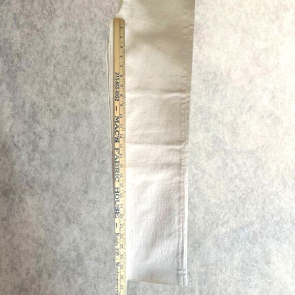 RE/DONE 70s Stove Pipe Jeans Ivory Womens Size 26 High Rise Straight Leg NEW! - Picture 13 of 15